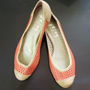 frensh sole ny patterned flats